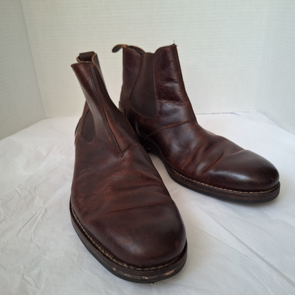 Wolverine Montague 1000 Mile Chelsea Boots, Brown Leather, Men's 9.5D